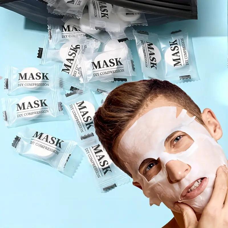 Face Mask Skincare - 100 Maschere Facciali Compresso Monouso Portatili