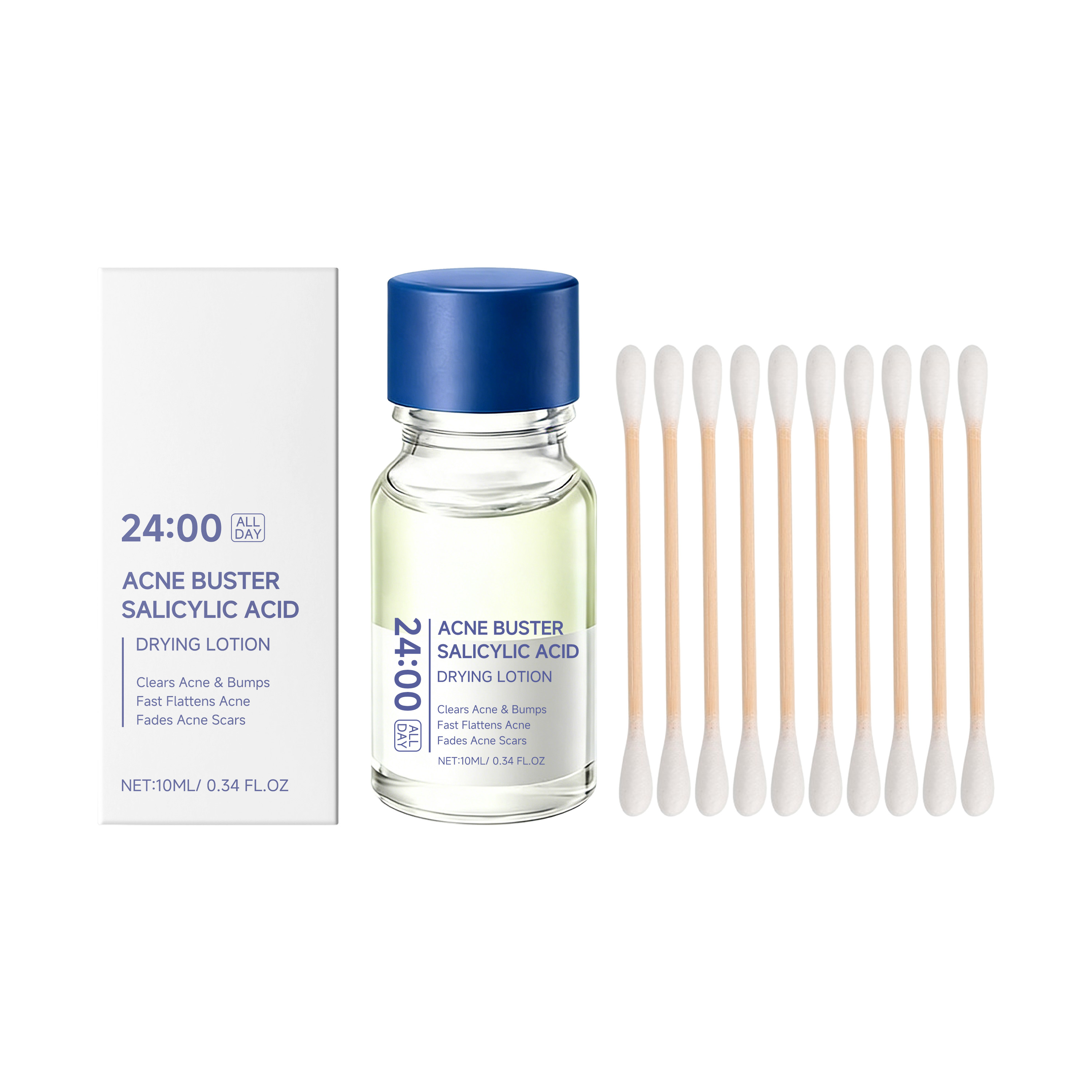 Face Moisturizer - Lozione asciugante all'acido salicilico con applicatore