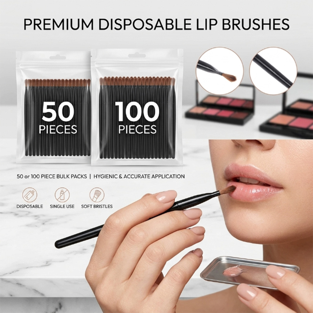 Lip Balm - Set di 50/100 Pennelli Monouso per