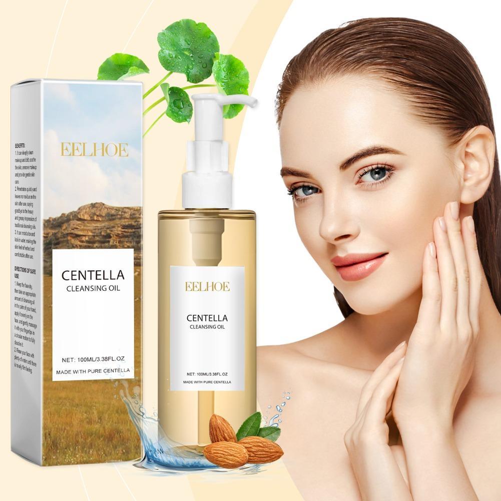 Cleanser Face - Set Skincare alla Centella: Olio Detergente,