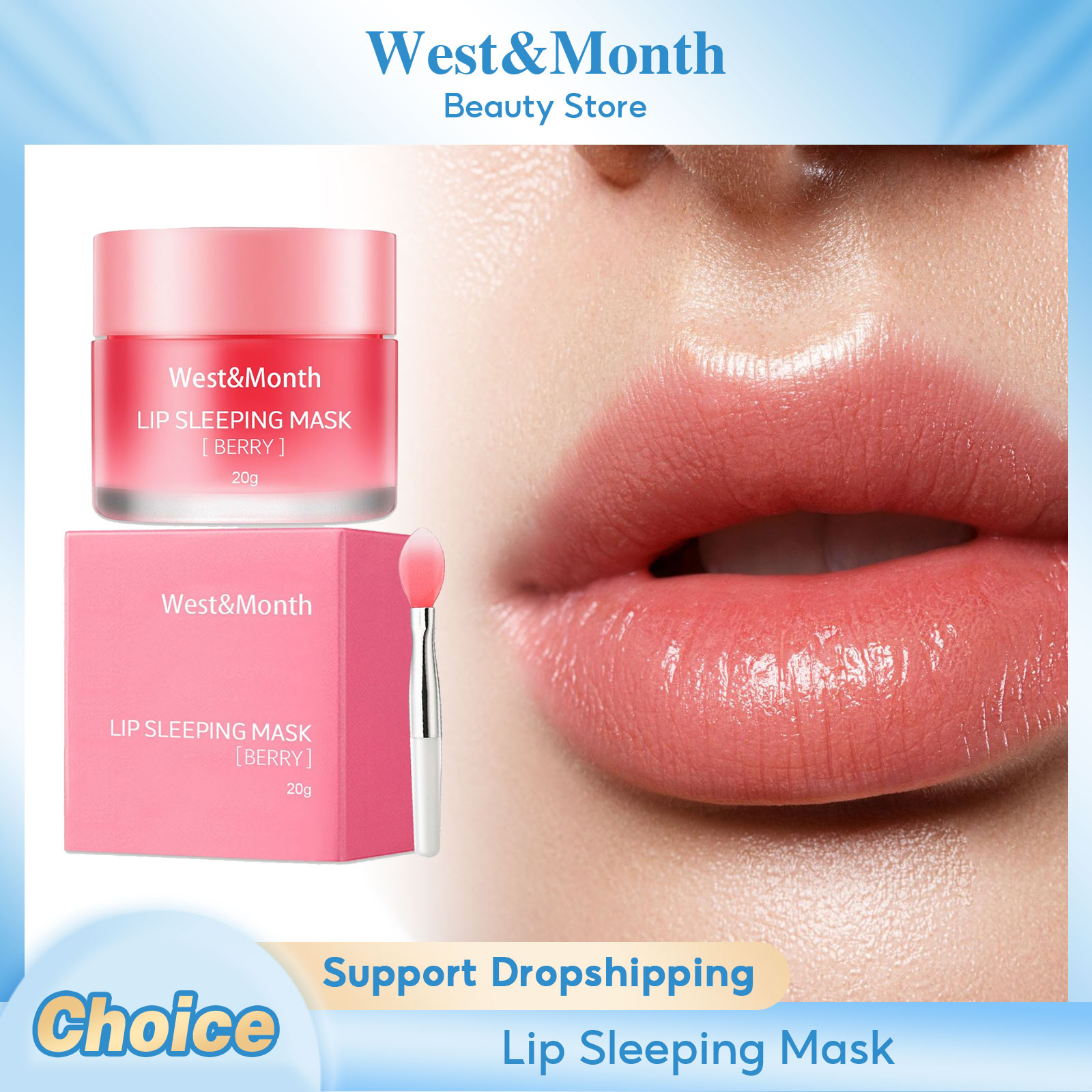 Night Cream - Maschera per labbra per dormire Anti-screpolature
