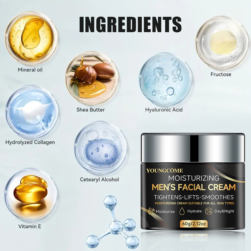 Crema Viso Uomo con Collagene, - Retinol Cream recensione e prezzo