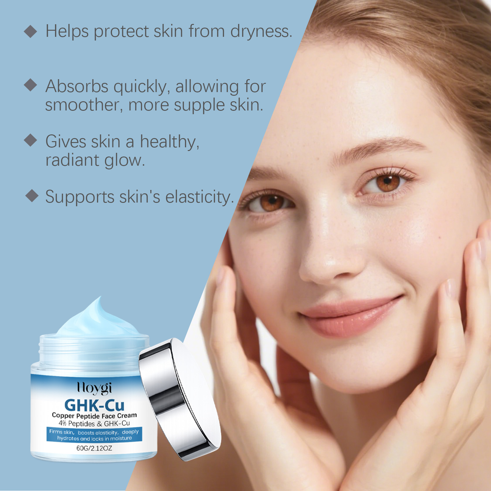 Crema Viso Anti-Età con Peptid - Skincare Glowing recensione e prezzo